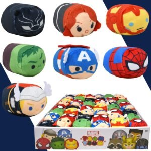 Wholesale Tsum Tsum Marvel 3" Value Plush with hangtag in PDQ - asst may vary