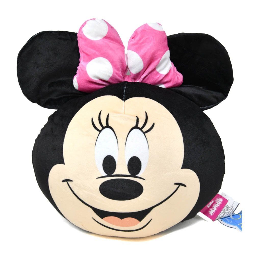 Wholesale 11" Travel Cloud Pillow Minnie M - Pink Bow Minnie