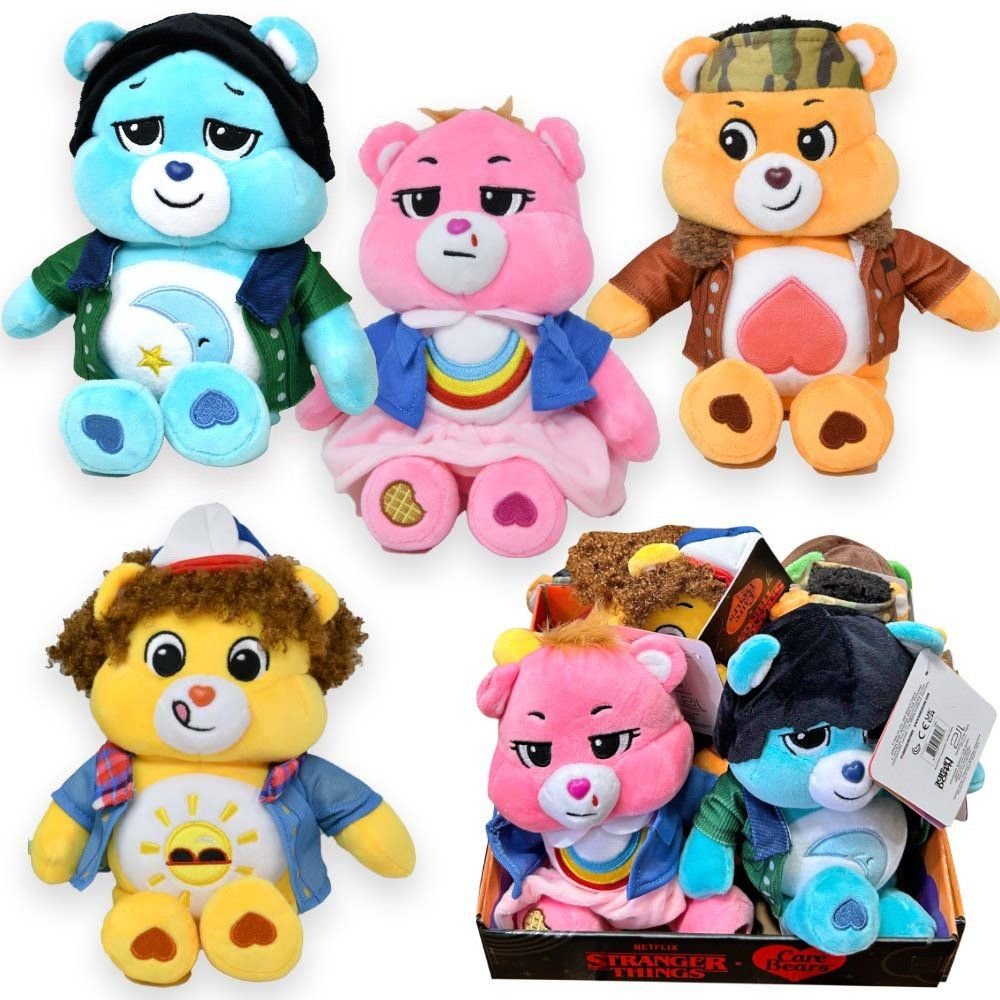 Wholesale Care Bears X Stranger Things 9" Fun Size Plush Asst in PDQ