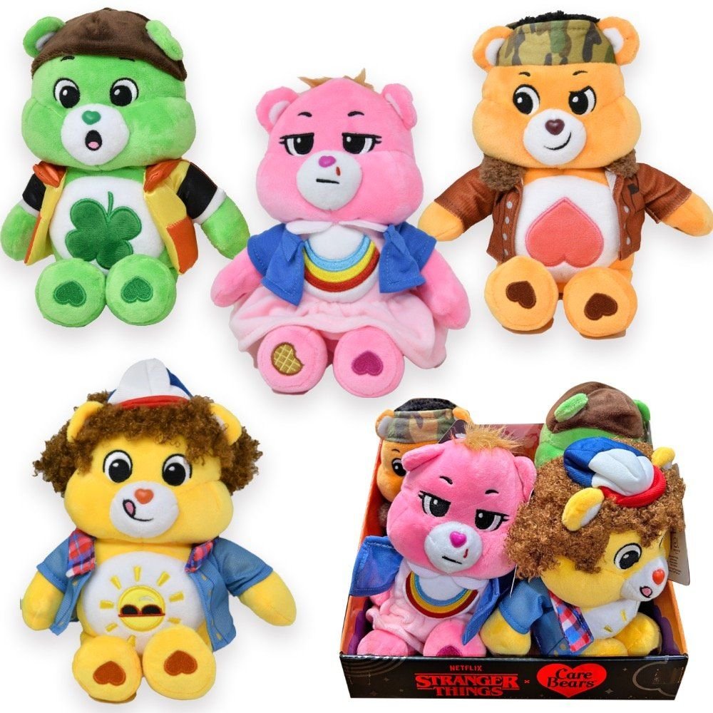 Wholesale Care Bears X Stranger Things 9" Fun Size Plush Asst in PDQ