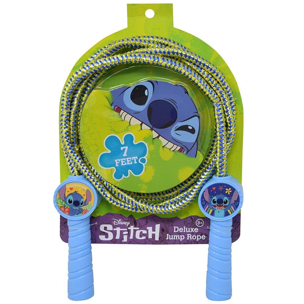 Wholesale Stitch Deluxe Jump Rope with Shaped Handles in 3D Blister