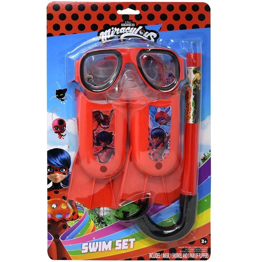 Wholesale Miraculous Ladybug 3 pc Swim Set on Blister Card