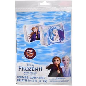 Wholesale (No California) Frozen 2 Arm Inflatable Floaties 4.5 Gauge in Polybag With color insert