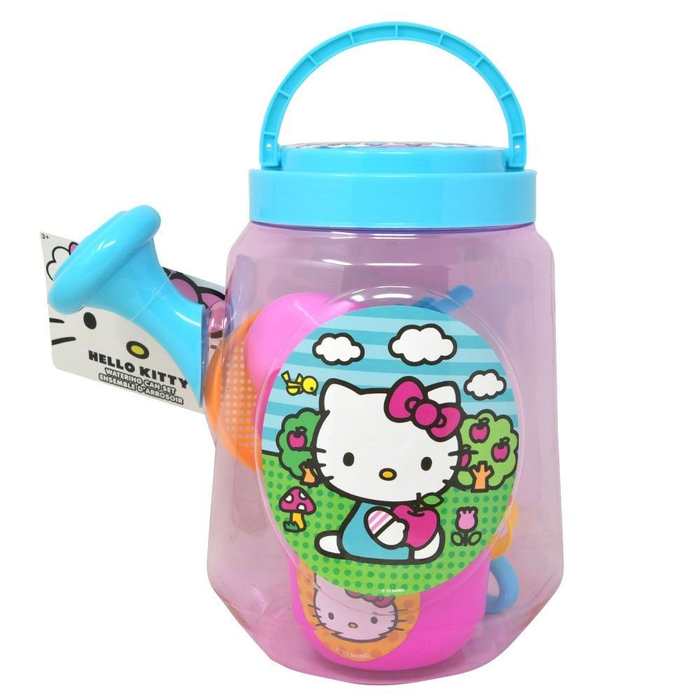 Wholesale Hello Kitty Clear Beach Watering Can with 6pc tools