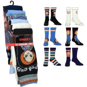 Wholesale Chucky 6pk Mens Crew Socks Size 10-13