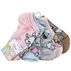 Wholesale Disney Classics 5pk No Show Ankle Socks Size 6-8.5