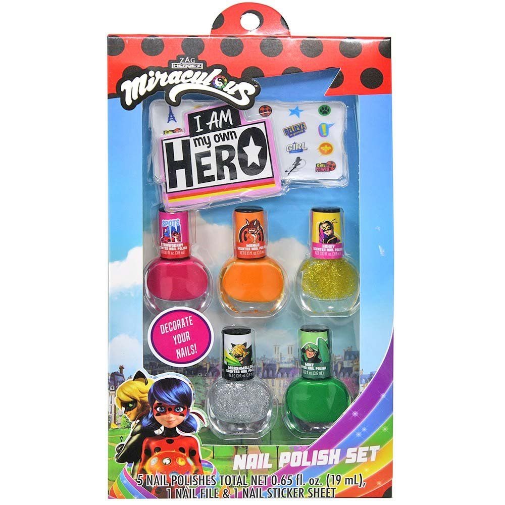 Wholesale Miraculous Ladybug Nail Swag Set in Box