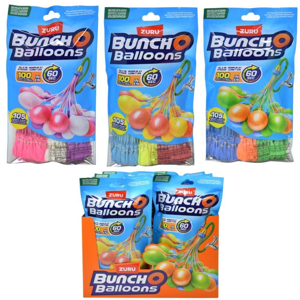 Wholesale Zuru Bunch O Balloons Rapid Fill- 3pk in PDQ
