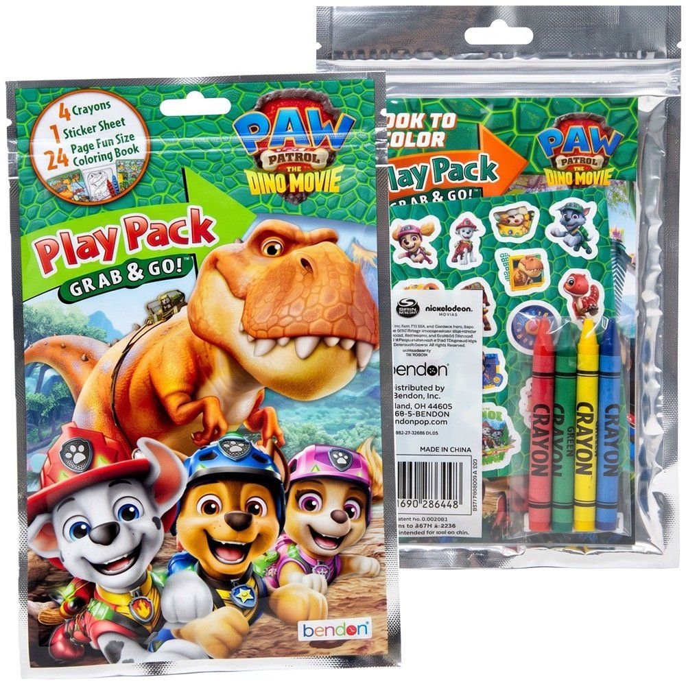 Wholesale Paw Patrol Dino Movie Grab n Go Play Pack