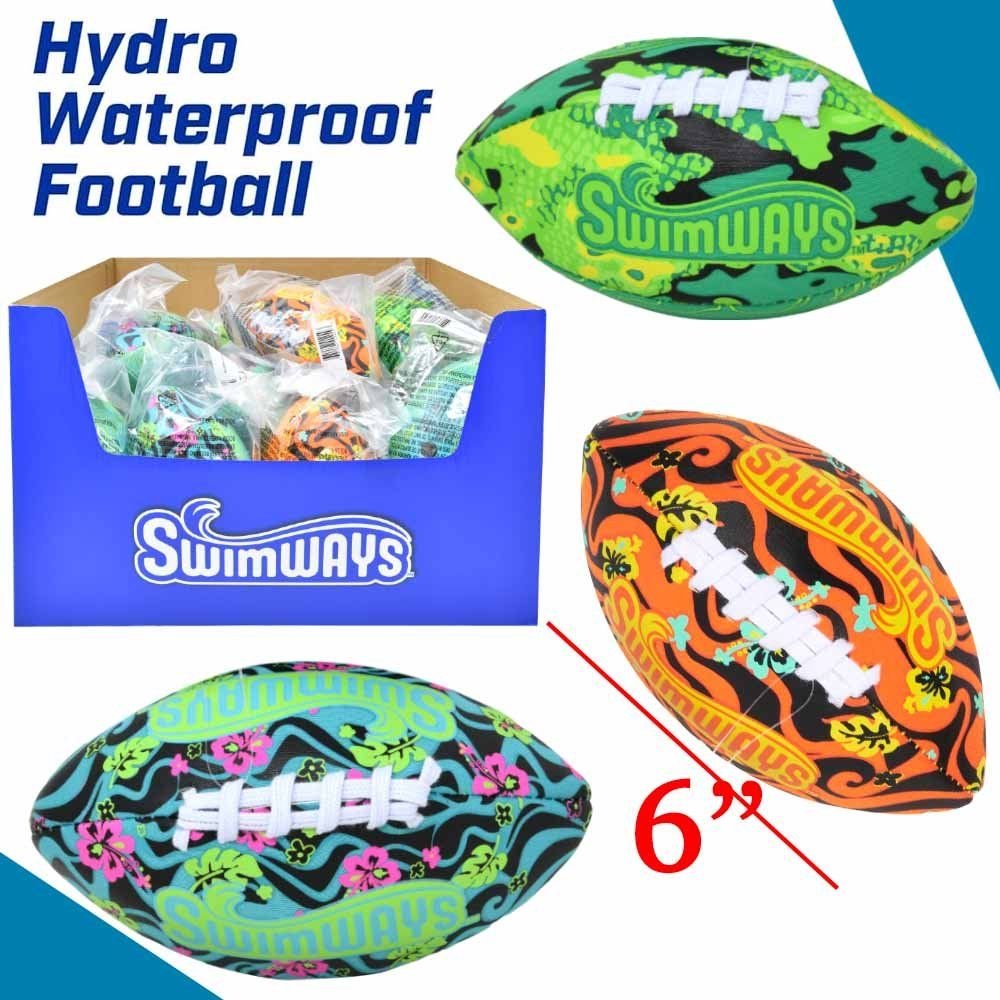 Wholesale Swimways Hydro Rookie Football, 6", Green