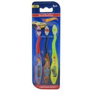 Wholesale Hot Wheels 3PK Toothbrush