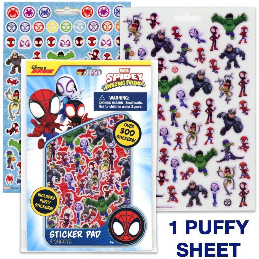 Wholesale Spidey & Friends Sticker Book with Puffy Stickers