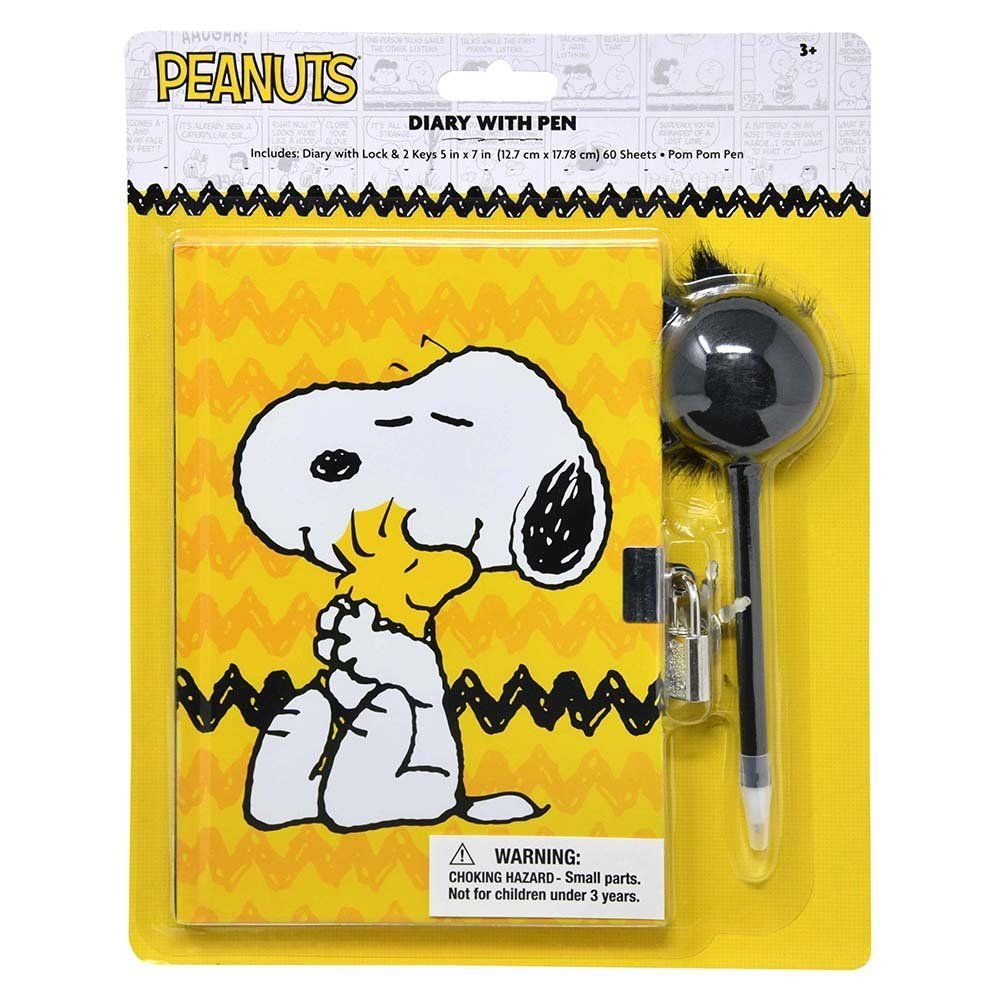 Wholesale Snoopy Peanuts Diary with Pom Pen on CardNew Art