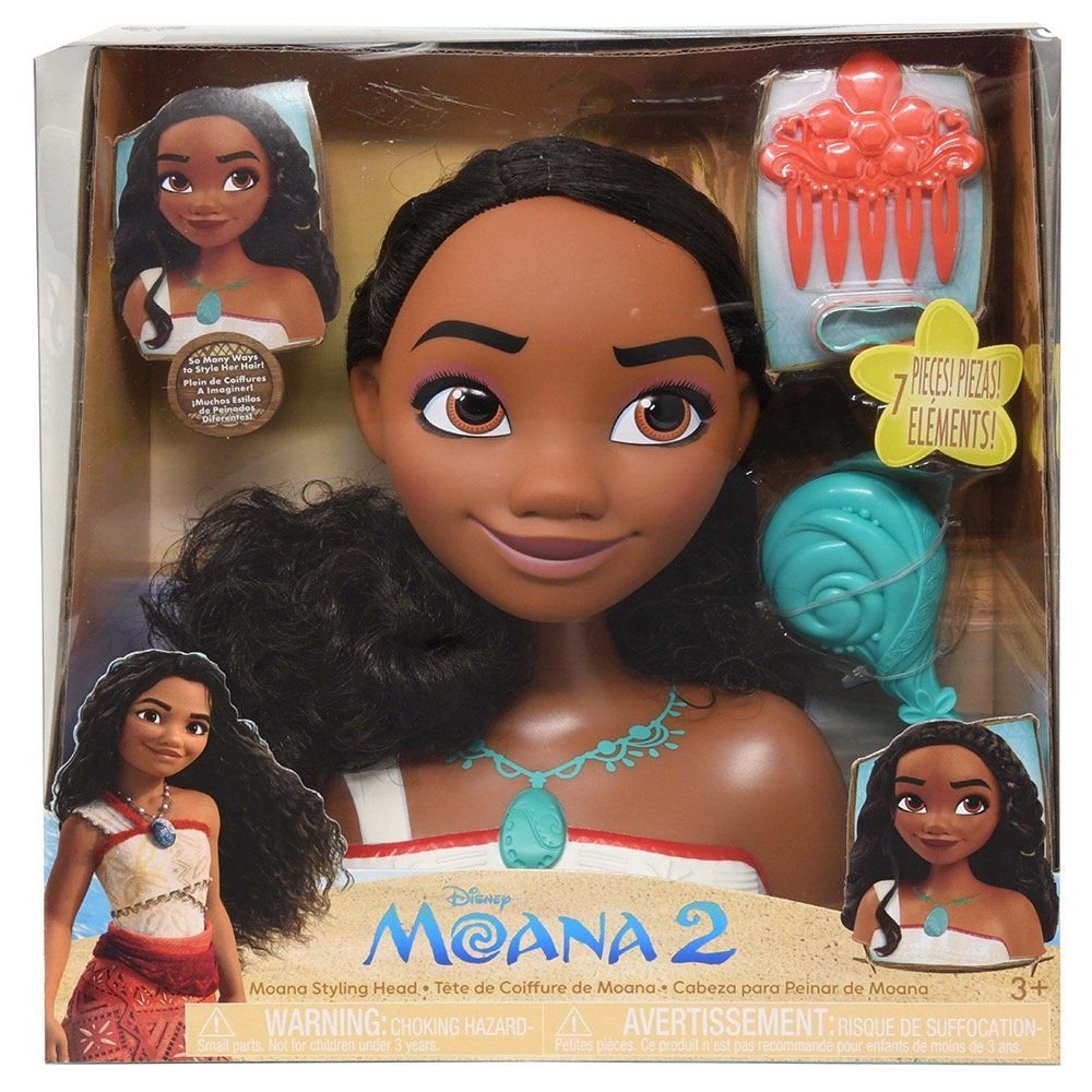 Wholesale Disney Princess Moana Small Styling Head in window box