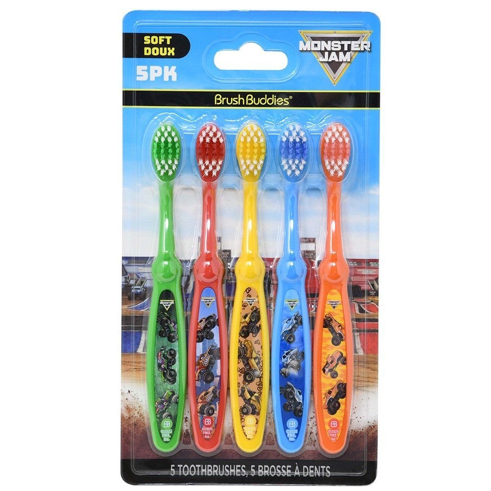 Wholesale No Online Monster Jam Licensed 5pk Toothbrush