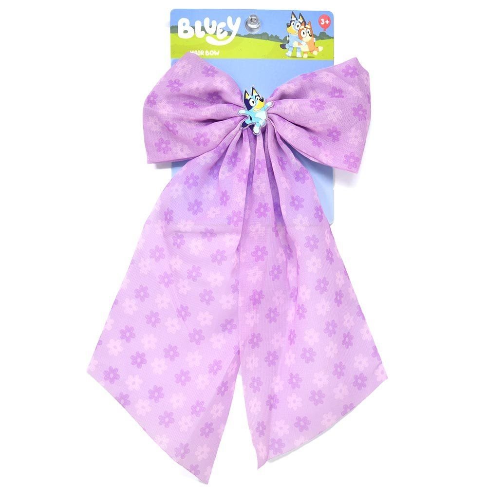 Wholesale Bluey Hair Bow on Card