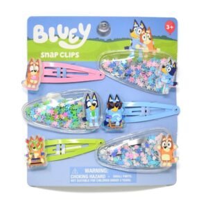Wholesale Bluey 6pk Hair Snaps