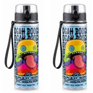 Wholesale Fuggler 24oz PET Water Bottle with pop open lid