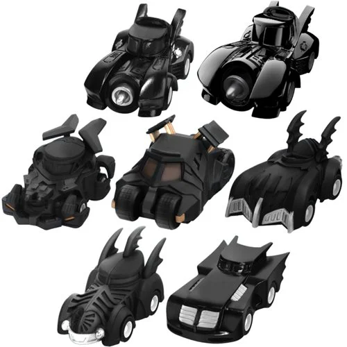 Batman Batmobile Pull Back Car Series PBC-004 Vehicle Blind Box Case of 6