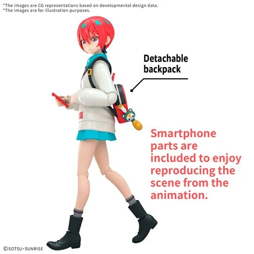 Mobile Suit Gundam GQuuuuuuX Amate Yuzuriha (Machu) Figure-Rise Standard Model Kit - Image 7