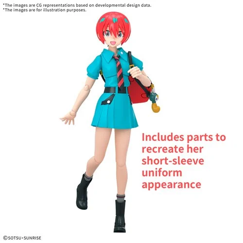 Mobile Suit Gundam GQuuuuuuX Amate Yuzuriha (Machu) Figure-Rise Standard Model Kit - Image 5