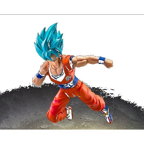 Dragon Ball Super Saiyan God Super Saiyan Son Goku Blue Power Transcending Limits S.H.Figuarts Action Figure - Reissue - Image 3