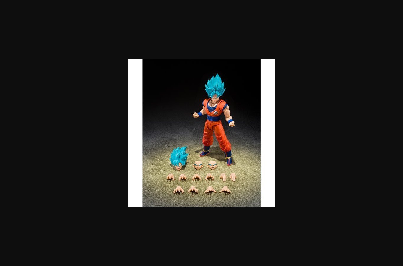 Dragon Ball Super Saiyan God Super Saiyan Son Goku Blue Power Transcending Limits S.H.Figuarts Action Figure - Reissue - Image 6