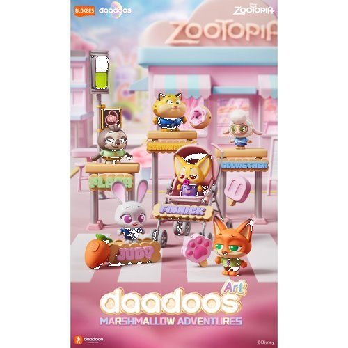 Zootopia Daadoos Art Series 01 Marshmallow Adventures Phone Charm Key Chain Case of 6 - Image 9