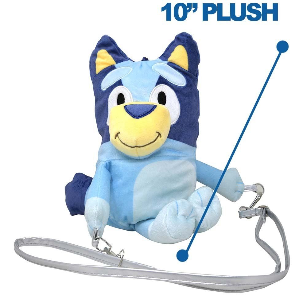 Wholesale Bluey Plush Hugger Crossbody with PU strap