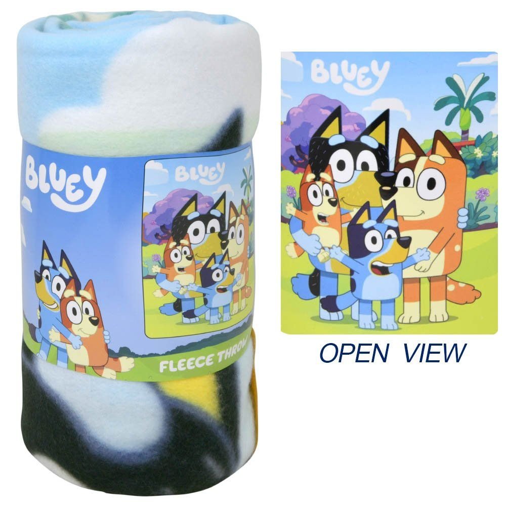 Wholesale Bluey 45x60" Fleece Throw Blanket