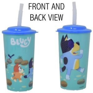 Wholesale Bluey 16 oz PP Sports Tumbler w lid and straw