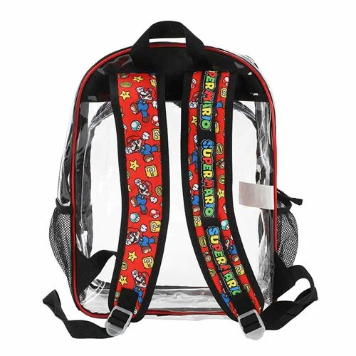 Super Mario Bros. Icons Clear Youth Backpack 5-Piece Set - Image 4