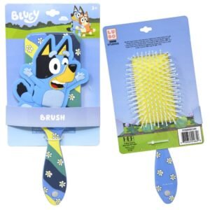 Wholesale No Online Bluey Character Shaped Rubber Brush with Hangtag