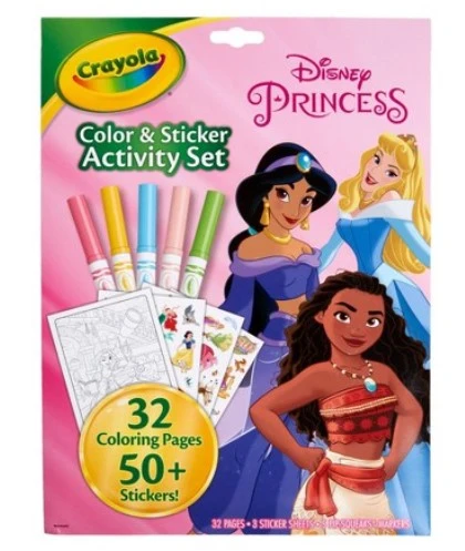 Crayola Color & Sticker Activity Set, Princess