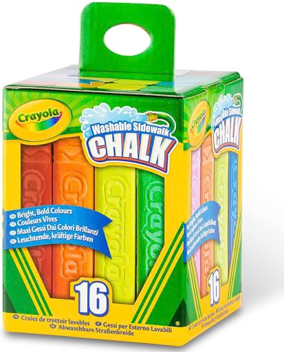 Crayola 16 Ct. Washable Sidewalk Chalk