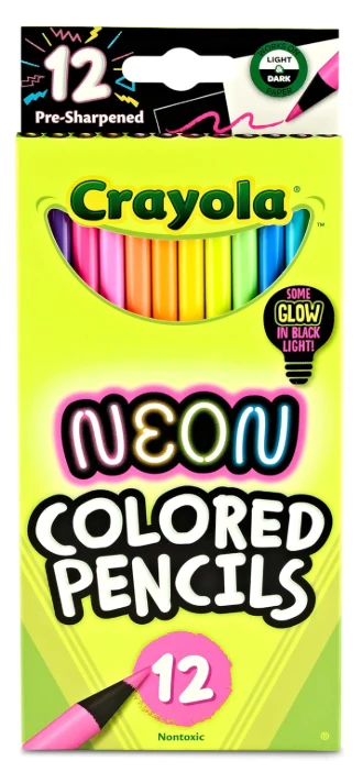 Crayola 12Ct Neon Colored Pencils