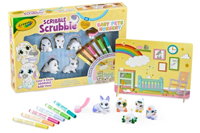 Crayola Scribble Scrubbie, Baby Pets Nursery - Image 2