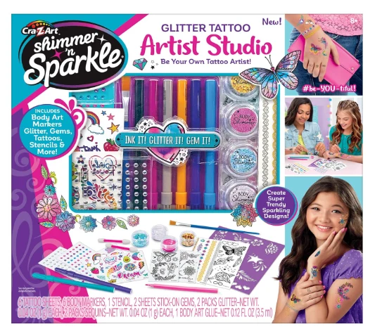 Cra-Z-Art Shimmer 'N Sparkle Glitter Tattoo Artist