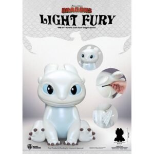 How to Train Your Dragon Light Fury VPB-017 Large Vinyl Piggy Bank