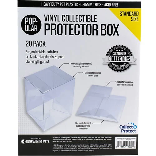 Entertainment Earth Vinyl Collectible Soft Collapsible Protector Box 20-Pack - Image 3