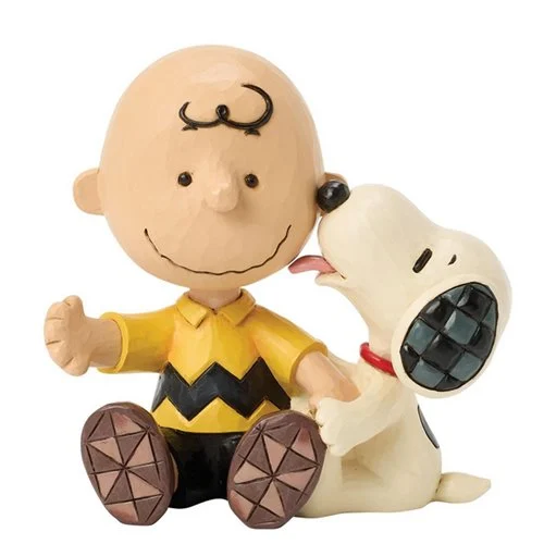 Peanuts Charlie Brown with Snoopy by Jim Shore Statue