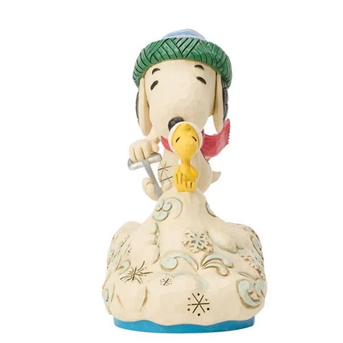Peanuts Snoopy Shoveling Snow by Jim Shore Statue - Image 2