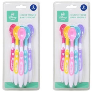Wholesale Minnie 6pk baby Spoons on Card