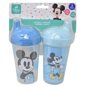Wholesale Mickey 2pk Hard Spout Sippy Cup