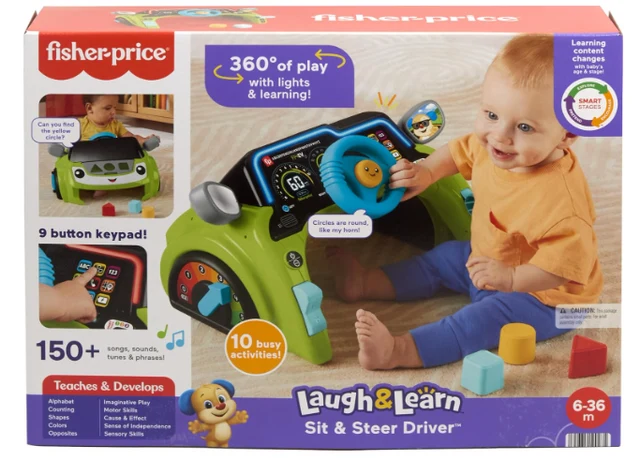 Fisher-Price Lnl Ss Sit & Steer Driver - Image 2