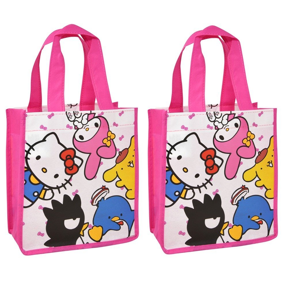Wholesale Hello Kitty & Friends Small Eco Friendly Non-Woven Tote Bag with Shiny Printing