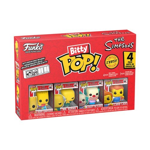 The Simpsons Bart Simpson Funko Bitty Pop! Mini-Figure 4-Pack - Image 5