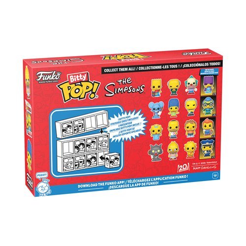 The Simpsons Bart Simpson Funko Bitty Pop! Mini-Figure 4-Pack - Image 6