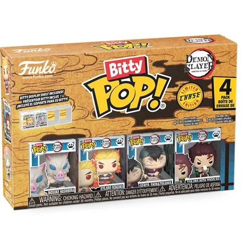 Demon Slayer Inosuke Hashibira Funko Bitty Pop! Mini-Figure 4-Pack - Specialty - Image 9