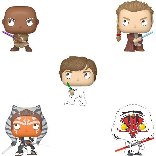 Star Wars Kyber Crystals Funko Pocket Pop Mini-Figure Display Case of 12 - Image 4